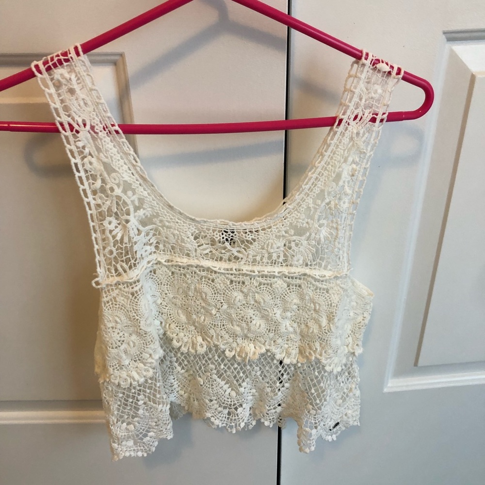 Lace tank top